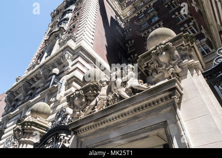 Die Dorilton ist ein historischer Beaux-Arts Apartment House auf der Upper West Side von Manhattan in New York City, USA Stockfoto