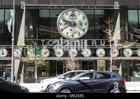 Tourneau Luxury Watch Retailer an der 12 East 57. Street in NYC 2018 Stockfoto