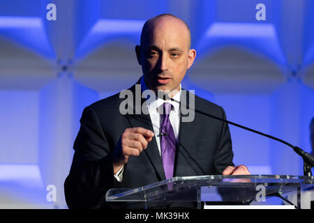 Jonathan Greenblatt, ADL-CEO und Nationalen Direktor, an der Anti-Defamation League (ADL) National Leadership Summit in Washington, DC. Stockfoto