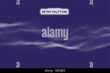 Dot Pattern Rasterpunkte Design. Halbtonmuster vector Hintergrund, vector Hintergrund. Grunge halftone Vektor Textur. Vector Illustration Stock Vektor