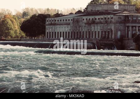 Isolierte Bild eines erstaunlichen Niagara River Stockfoto