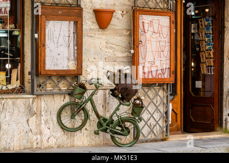 Souvenir shop in Alghero auf der Insel Sardinien, Italien Stockfoto
