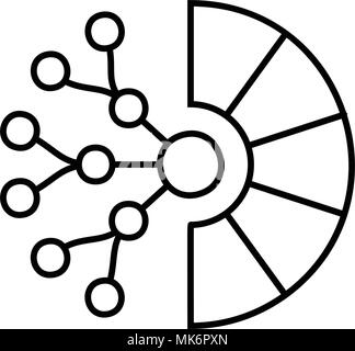 Big Data Icon Design. Vector Illustration Stock Vektor