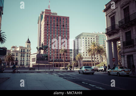 Montevideo, Uruguay. Montevideo ist die Hauptstadt und die grösste Stadt in Uruguay. Stockfoto
