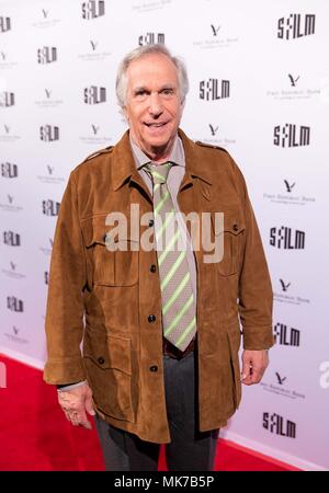 Barry Darsteller Henry Winkler und Sarah Goldberg Spaziergang über den roten Teppich im Victoria Theater in San Francisco für die Barry Screening im SFFILM Festival 2018 Mit: Henry Winkler Wo: San Francisco, Kalifornien, USA, wenn: 05 Apr 2018 Credit: Zeichnete Altizer/WENN.com Stockfoto