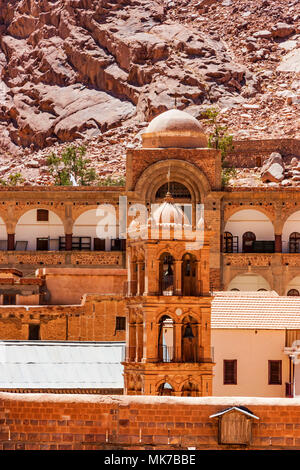 Glockenturm des Katharinenklosters, Ägypten Stockfoto