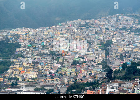 Hang Nachbarschaft in Quito, Ecuador. Stockfoto