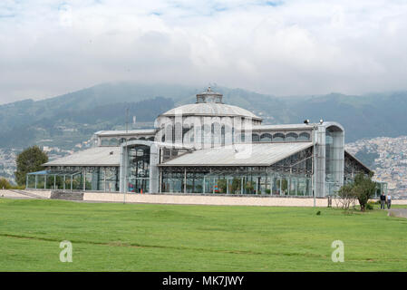 Palacio de Cristal (Crystal Palace) in Itchimbia Park, Quito, Ecuador. Stockfoto