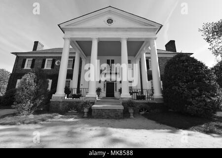 Eine amerikanische Herrenhaus auf einer alten Plantage in 1934 gebaut Stockfoto