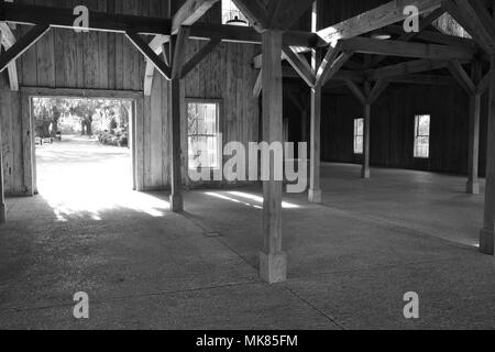 Eine verlassene Baumwolle Lager in South Carolina Stockfoto