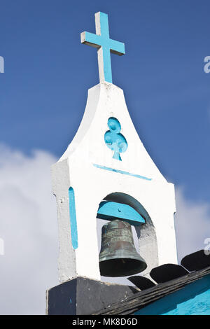 Einsiedelei von regalina. La Riégala oder Santa María de Riégala ist ein Fest, das in der Stadt Cadavedo, Asturien, Spanien stattfindet. Stockfoto