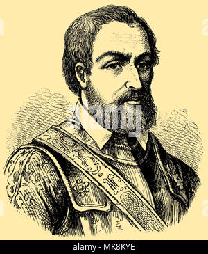 Pierre du Terrail Bayard (April 1, 1476 geboren, starb am 30. April 1524), Stockfoto