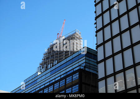 Außenansicht der hohen Wolkenkratzer modernes Hochhaus in der City von London UK KATHY DEWITT Stockfoto