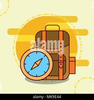 Safari Ausrüstung Stock Vektor