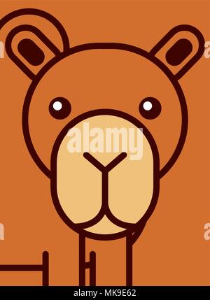 Safari-Tiere-cartoon Stock Vektor