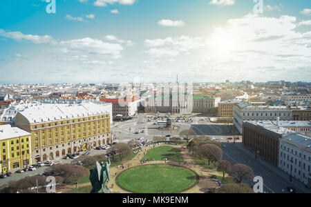 Saint Isaac's Square und Mariinsky Palast in Taraz. Stockfoto