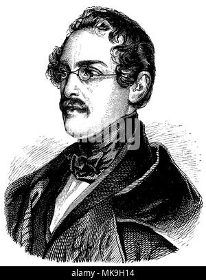 Anton Alexander Graf von Auersperg (Anastasius Grün) (April 11, 1806 geboren, starb am 12. September 1876), Stockfoto