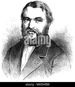 Heinrich Barth (geboren am 16. Februar 1821, starb am 25. November 1865), Stockfoto