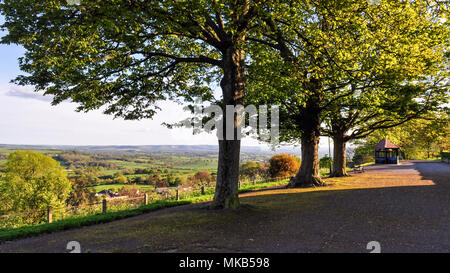 Mit Blick auf die Blackmore Vale. Stockfoto