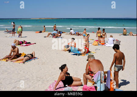 Sant'Isidoro, Strand. Italien. Stockfoto