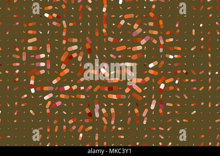 Zusammenfassung Kapseln, Medizin oder Pillen Illustrationen Hintergrund Muster. Apotheke Gesundheit konzeptionell. Vektorgrafik. Stock Vektor