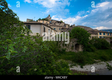 Pont de Barret in der Drôme in Frankreich Stockfoto