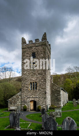 Jesus Kirche, Troutbeck, Windermere, Lake District, Cumbria Stockfoto