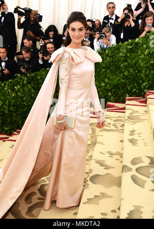 Ariana Rockefeller an das Metropolitan Museum der Kunst Kostüm Institut Benefiz-gala 2018 in New York, USA. PRESS ASSOCIATION Foto. Bild Datum: Montag, 7. Mai 2018. Siehe PA Geschichte SHOWBIZ MET Gala. Foto: Ian West/PA-Kabel Stockfoto