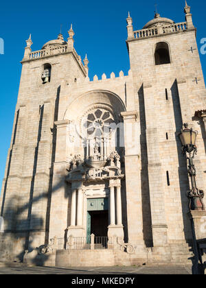 Porto Sé Kathedrale Stockfoto