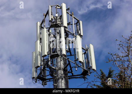 Telekommunikation-Türme Stockfoto
