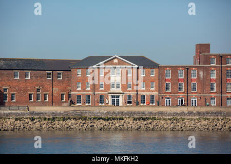 Fort Blockhaus in Gosport jetzt von der Britischen Armee früher laufen HMS Dolphin ein Naval Submarine Base. Stockfoto