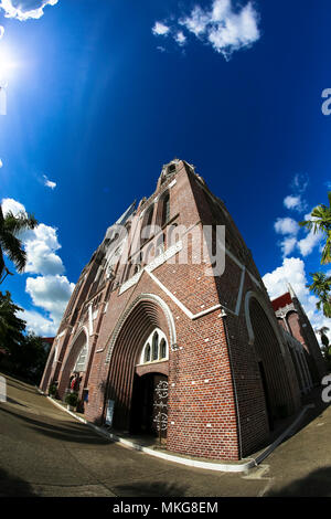 Äußere Architektur von St Marys Cathedral in Yangon, Myanmar Asien Stockfoto