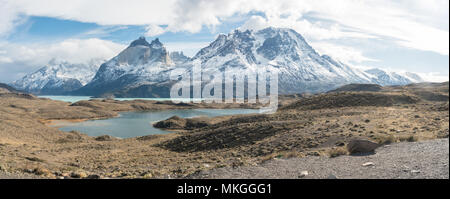 Parque Nacional Torres del Paine in Chile Stockfoto