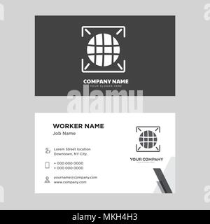 Big Data business card Design vorlage, für Ihr Unternehmen, moderne horizontale Personalausweis Vektor Stock Vektor