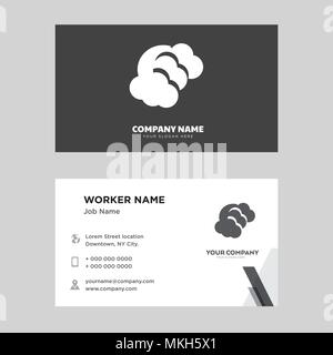 Night Sky Business Card Design vorlage, für Ihr Unternehmen, moderne horizontale Personalausweis Vektor Stock Vektor
