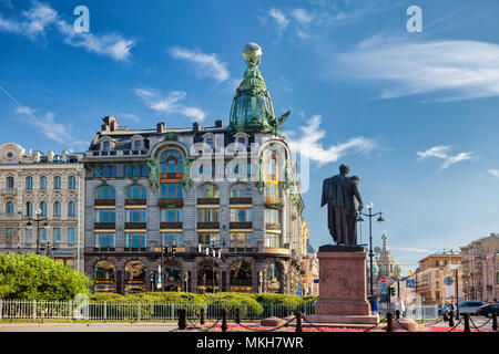 Sänger Haus in St. Petersburg. Russland Stockfoto