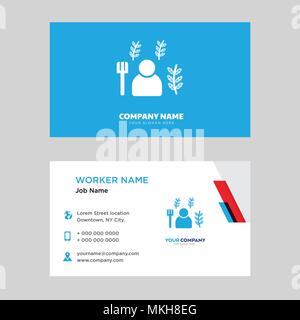 Bauer business card Design vorlage, für Ihr Unternehmen, moderne horizontale Personalausweis Vektor Stock Vektor