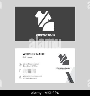 Fashion Business Card Design vorlage, für Ihr Unternehmen, moderne horizontale Personalausweis Vektor Stock Vektor