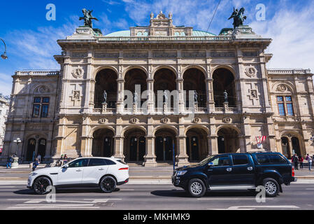 Wiener Staatsoper in Wien, Österreich Stockfoto