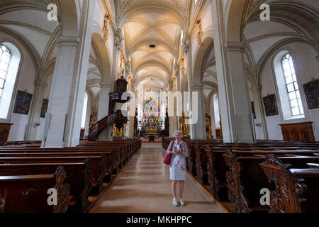 Kirche St. Leodegar in Luzerner, Schweiz, Europa Stockfoto