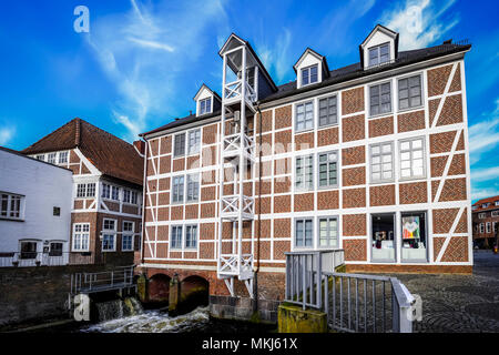 Korn Wassermühle in Bergedorf, Hamburg, Deutschland, Europa, Kornwassermühle in Bergedorf, Deutschland, Europa Stockfoto