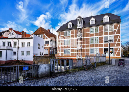 Korn Wassermühle in Bergedorf, Hamburg, Deutschland, Europa, Kornwassermühle in Bergedorf, Deutschland, Europa Stockfoto