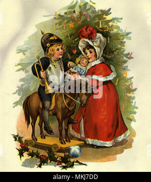 Kinder und neue Spielwaren Stockfoto