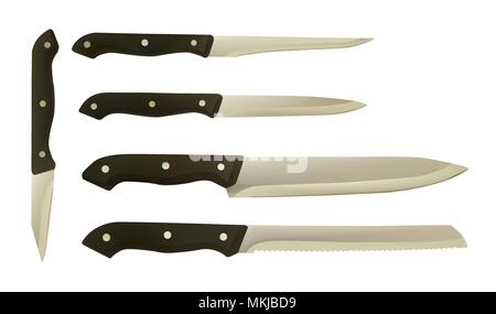 Messer für die Küche Stock Vektor