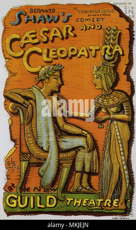 Caesar und Cleopatra Stockfoto