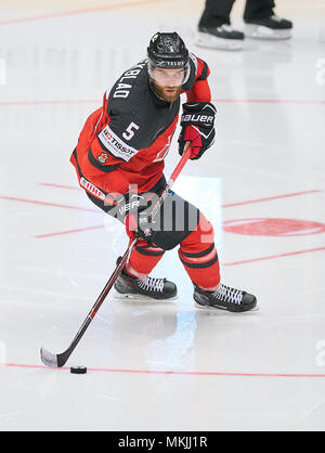 Herning, Dänemark 07. Mai 2018. IIHF Eishockey WM 2018, Herning, Mai 07, 2018 Aaron EKBLAD, können 5 Kanada - DÄNEMARK 7-1 Eishockey WM 2018 DEB, in Herning, Dänemark 07. Mai 2018 © Peter Schatz/Alamy leben Nachrichten Stockfoto