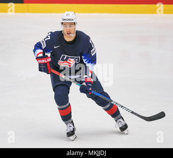 Eishockey WM 2018, Herning, Mai 07, 2018 Anders Lee, USA 27 Aktion Deutschland - USA 0-3 IIHF Eishockey WM 2018 DEB, in Herning, Dänemark 07. Mai 2018 © Peter Schatz/Alamy leben Nachrichten Stockfoto