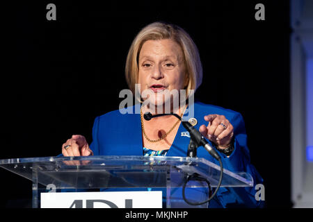 Vertreter Ileana Ros-Lehtinen, (R-FL), an der Anti-Defamation League (ADL) National Leadership Summit in Washington, DC. Stockfoto