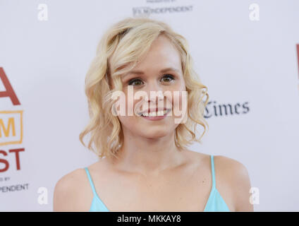 Alison Pille auf der Los Angeles Film Festival Premiere des nowpiercer am Regal Cinemas in Los Angeles. Alison Pill 001 Red Carpet Event, Vertikal, USA, Filmindustrie, Prominente, Fotografie, Bestof, Kunst, Kultur und Unterhaltung, Topix Prominente Fashion/Vertikal, Besten, Event in Hollywood Leben - Kalifornien, Roter Teppich und backstage, USA, Film, Stars, Film Stars, TV Stars, Musik, Promis, Fotografie, Bestof, Kunst, Kultur und Unterhaltung, Topix, headshot, vertikal, eine Person aus dem Jahr 2014, Anfrage tsuni@Gamma-USA.com Stockfoto