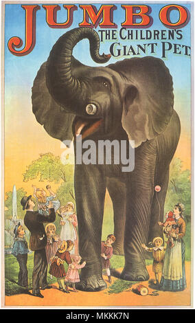 Der Elefant Jumbo Stockfoto